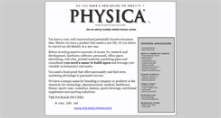 Desktop Screenshot of physica.com
